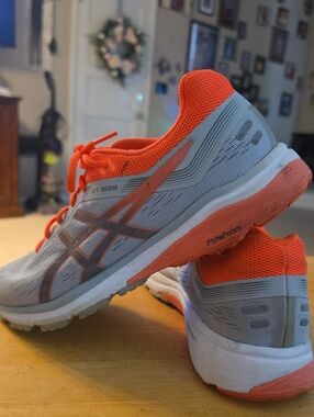 Asics Women's Running Shoes in Gray & Orange